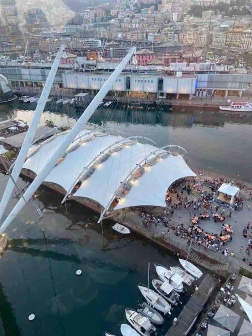 La Finestra Sul Cielo Del Porto Antico Di Genova Apartment Exterior foto